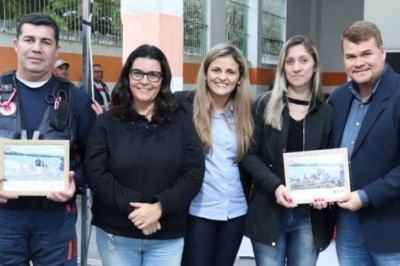 Samu recebe novos uniformes e aparelhos celulares para melhorar comunicação