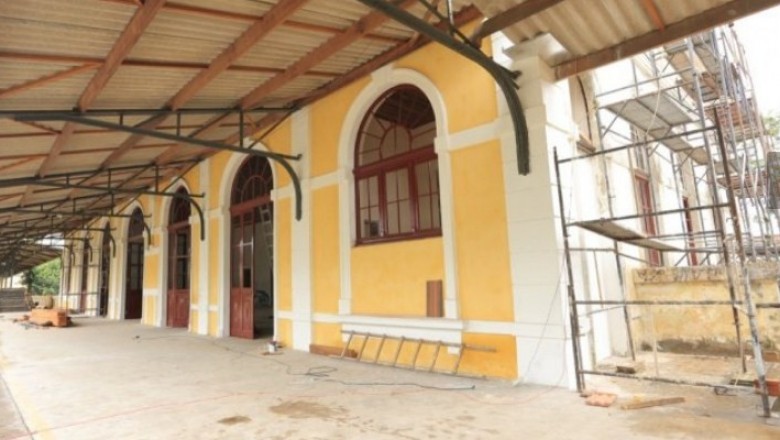 Esta&ccedil;&atilde;o Ferrovi&aacute;ria com 80% da obra conclu&iacute;da