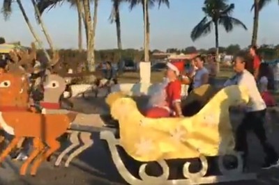 Desfile de Natal acontece nesta segunda-feira (16) na Praça Mário Roque 