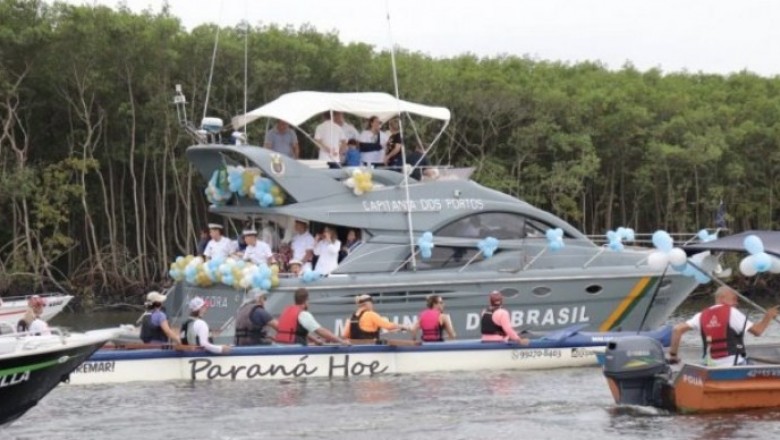 Devotos participam de Procissão Marítima em louvor a Nossa Senhora dos Navegantes