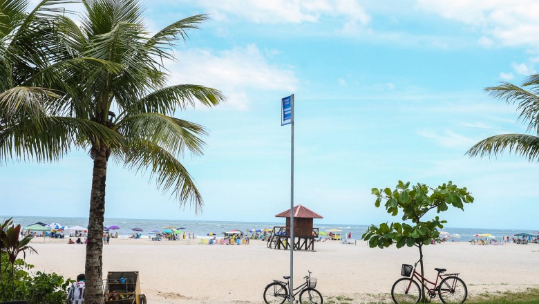 Praias seguem em boas condições de balneabilidade