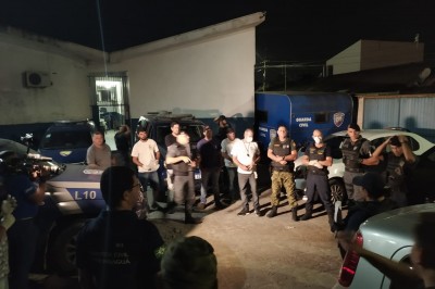 GCM fiscaliza primeiro dia de toque de recolher em Paranaguá