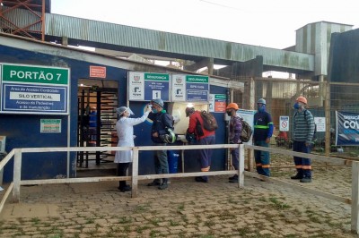 Controle sanitário é montado nos silos do Porto de Paranaguá