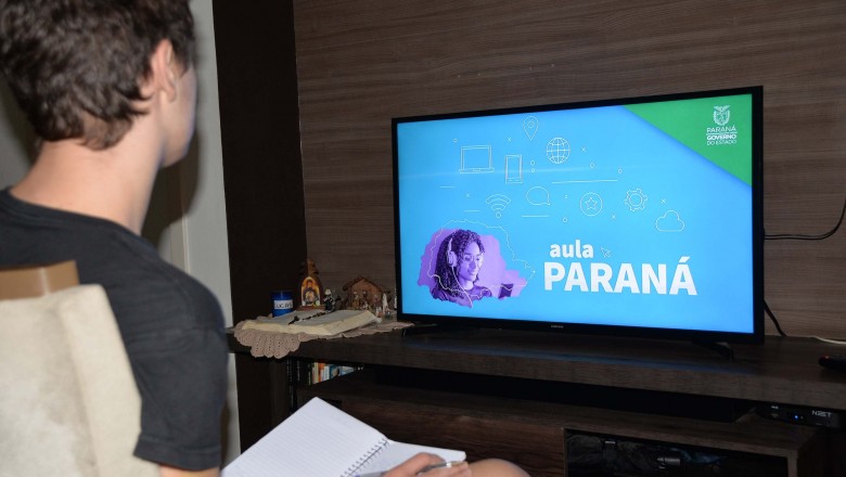 Atividades remotas do Aula Paraná retornam nesta quarta