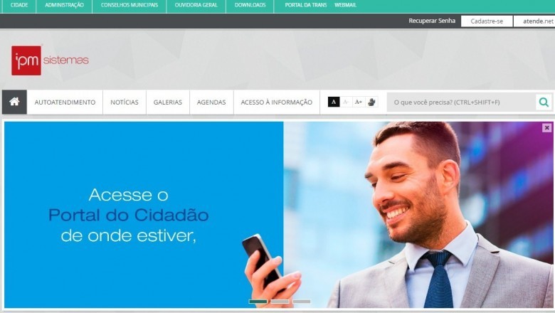 PARANAGUÁ: Portal do Cidadão com mais recurso para login