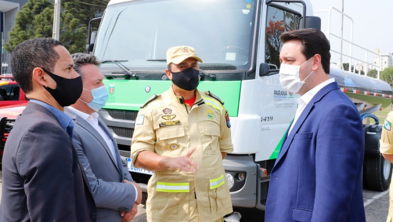 Paraná reforça equipe dos bombeiros contra incêndios no Pantanal