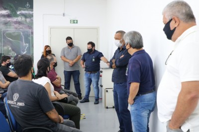 Prefeitura de Paranaguá reforça medidas contra a Covid-19 junto a permissionários e proprietários de bares e lanchonetes