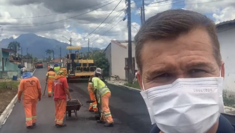 Obras de pavimentação avançam em Paranaguá