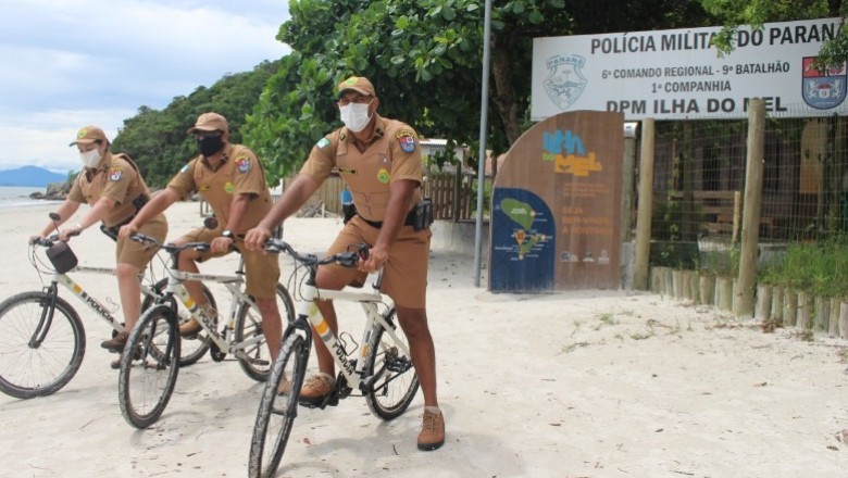 Comerciantes e turistas aprovam policiamento preventivo na Ilha do Mel