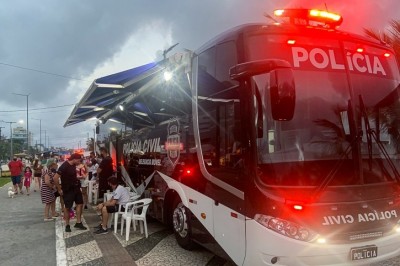 Delegacia Móvel atenderá em Matinhos até este domingo