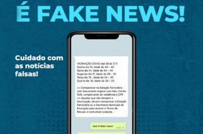 FAKE NEWS: É falso cronograma com datas e idades para vacinação contra Covid-19 em Paranaguá