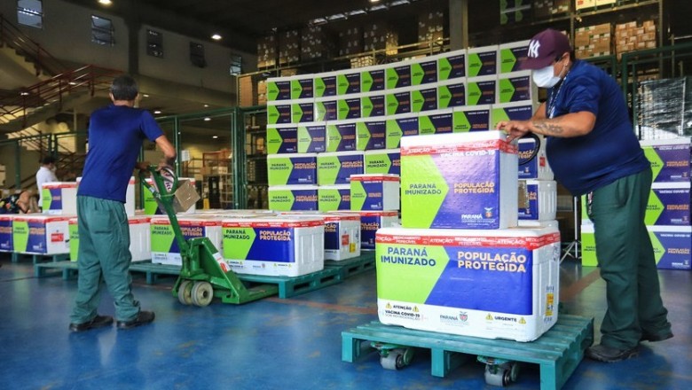 Novo lote prevê quase 400 mil vacinas contra a Covid-19 para o Paraná