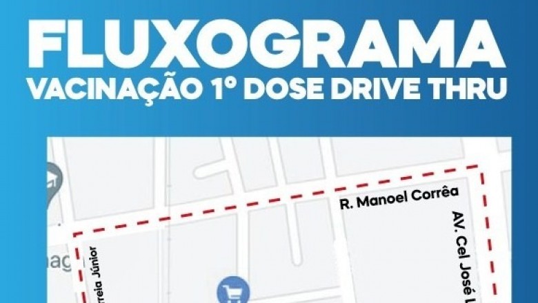 Vacinação Paranaguá: drive thru tem percurso definido