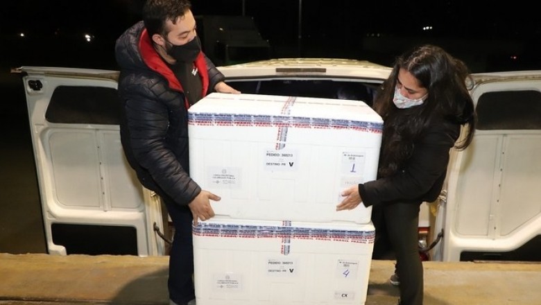141 mil vacinas contra a Covid-19 chegam ao Paraná