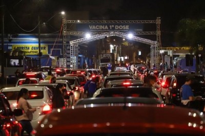 Paranaguá ultrapassa os 100 mil vacinados com a primeira dose da vacina contra a Covid-19