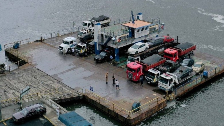 DER/PR altera tráfego de veículos pesados no ferry boat de Guaratuba durante o feriado