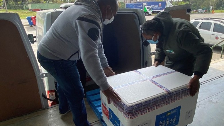 Paraná recebe 55,2 mil vacinas contra a Covid-19 para segunda dose na população adulta