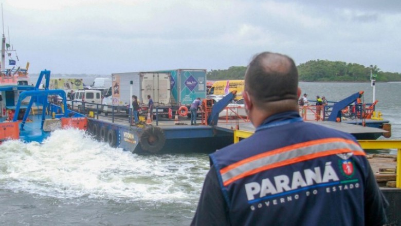 Ferry Boat de Guaratuba registra travessia de 50 mil veículos em uma semana