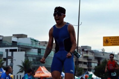 Atleta parnanguara, Cauã Diniz, é vice-campeão brasileiro de triathlon