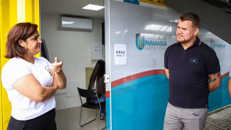 Prefeito Marcelo Roque acompanha os trabalhos no CRAS de Alexandra