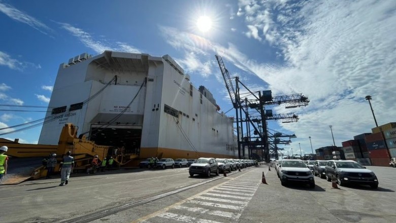  TCP recebe maior navio Ro-Ro em capacidade no terminal