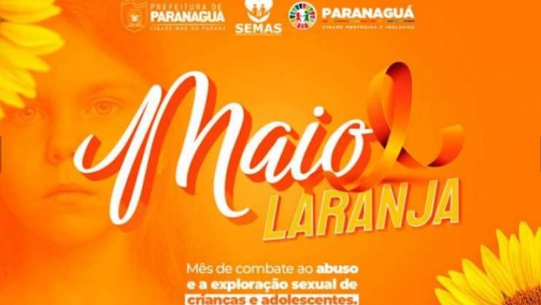 Programação do Maio Laranja começa no próximo dia 15 em Paranaguá 