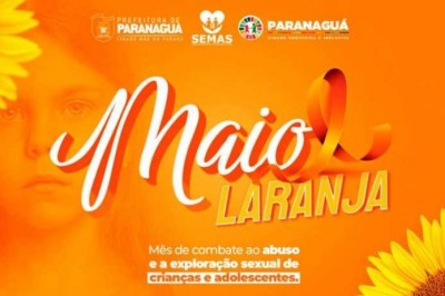 Programação do Maio Laranja começa no próximo dia 15 em Paranaguá 