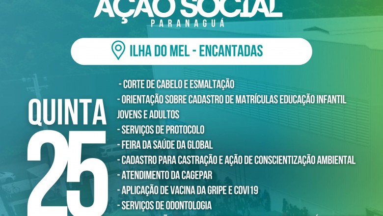 Prefeitura de Paranaguá promove feira de serviços na Ilha do Mel - Encantadas