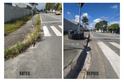 Secretaria do Meio Ambiente de Paraaguá faz manutenção em ruas da cidade