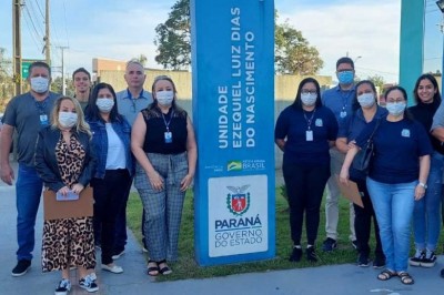 Unidade no Leblon de Paranaguá recebe equipe do 'Pró-Saúde'