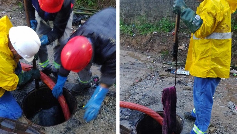 A Paranaguá Saneamento alerta sobre o descarte irregular de lixo na rede de esgoto que prejudica o sistema de tratamento