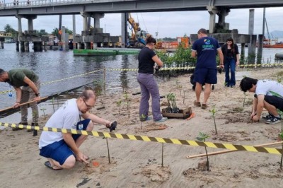 Ação ambiental conjunta marca o Dia do Rio Itiberê