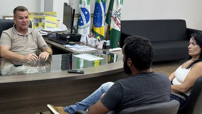 Prefeito Marcelo Roque compartilha experiência do Tarifa Zero com representante baiano