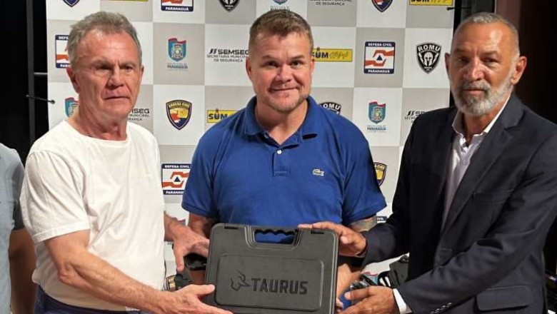 Secretaria de Segurança entrega armamento para a Guarda Civil Municipal de Paranaguá 