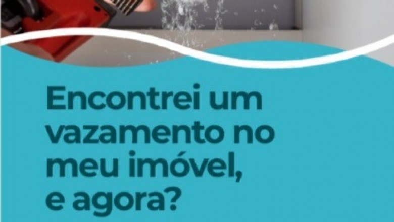 Saiba o que fazer quando avistar um vazamento no seu imóvel