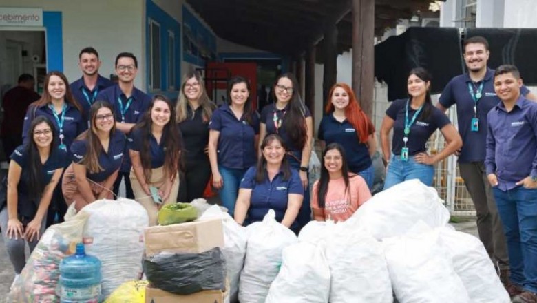 Paranaguá Saneamento arrecada uma tonelada de tampinhas plásticas em campanha solidária