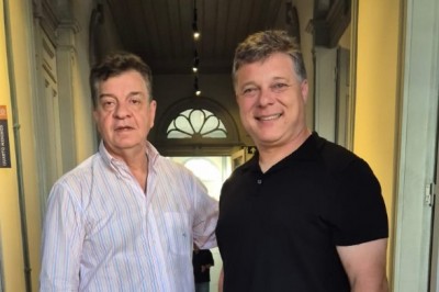 Visita do presidente da  Adetur ao Secretário de Cultura, Dr. Ivan Lapolli Filho