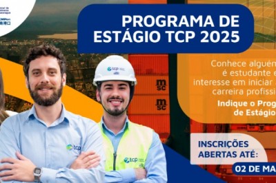 TCP abre inscrições para o Programa de Estágio 2025