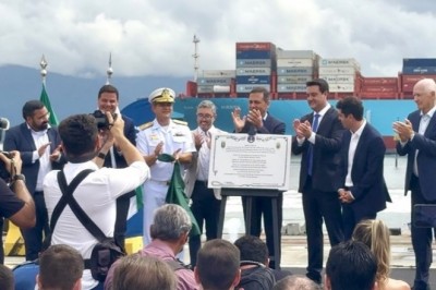 Porto de Paranaguá celebra 90 anos em cerimônia no cais da TCP