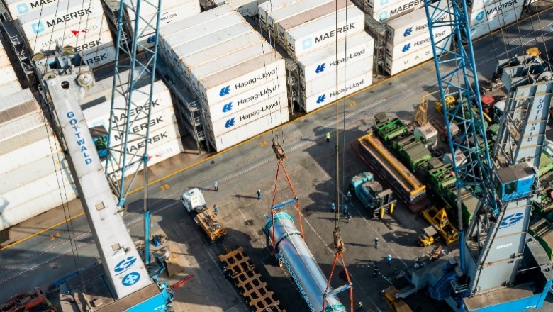 TCP realiza operação de carga superdimensionada inédita na América do Sul