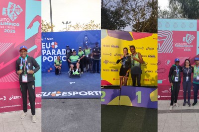 Atletas de Paranaguá conquistam medalhas no Circuito Paraolímpico Loterias Caixa em São Paulo