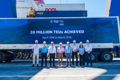 TCP e Portos do Paran&aacute; celebram movimenta&ccedil;&atilde;o de 20 milh&otilde;es de TEUs