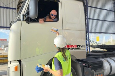 TCP mobiliza caminhoneiros em a&ccedil;&atilde;o de Maio Amarelo