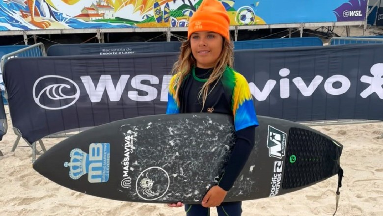 Atleta da MB Marketing vive experi&ecirc;ncia &uacute;nica nos bastidores da WSL em Saquarema