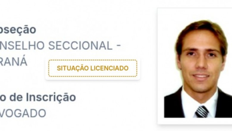 Ap&oacute;s den&uacute;ncias de incompatibilidade, registo do prefeito Rudisney na OAB passa a constar como 'Licenciado'